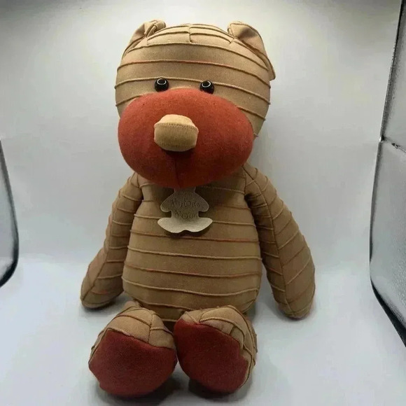 PLUSH Brown BEAR HISTOIRE d'Ours HTF rare - Picture 1 of 4